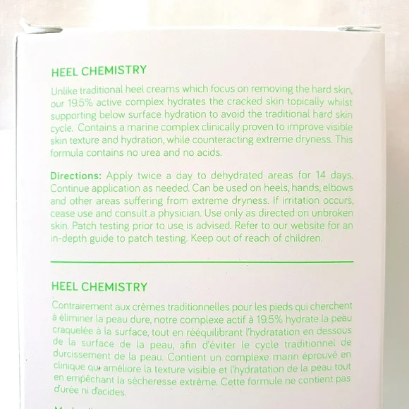 The Chemistry Brand Heel Chemistry 100ml Remove Hard Skin Heels For Sandal Feet - Picture 4 of 9